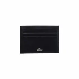 LACOSTE: Чёрный кошелёк 