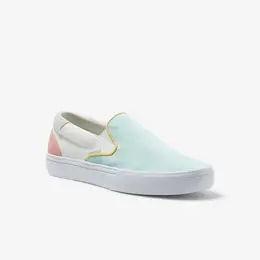 LACOSTE: Голубые мокасины 