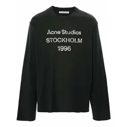 Acne Studios: Зелёная футболка 