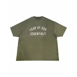 FEAR OF GOD: Зелёная футболка 