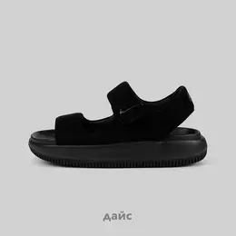NIKE: Чёрные сандалии 