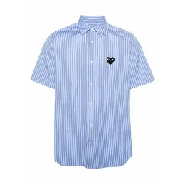 Comme des Garcons PLAY: Синяя рубашка 
