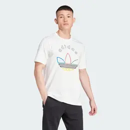 adidas Originals: Белая футболка 