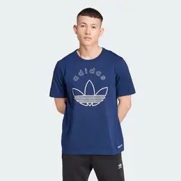 adidas Originals: Синяя футболка 