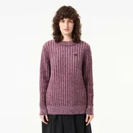 LACOSTE: Бордовый свитер 