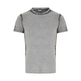DIESEL: Серая футболка 