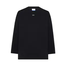 Off-White: Чёрная футболка 