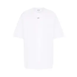 Off-White: Белая футболка 