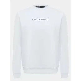 Karl Lagerfeld: Белый свитшот 