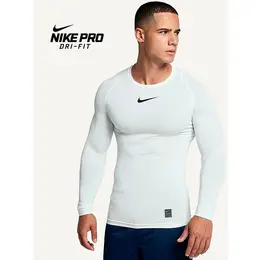 NIKE: Белый свитшот 