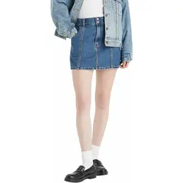 Levi's: Синяя юбка 
