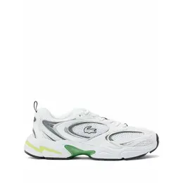LACOSTE: Серебристые кроссовки 