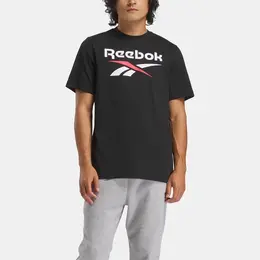 Reebok: Чёрная футболка 