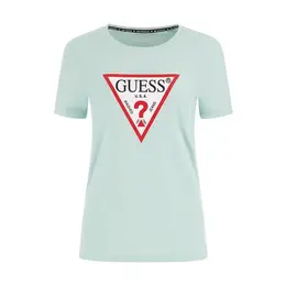GUESS: Зелёная футболка 