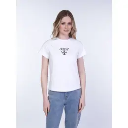 GUESS: Хлопковая футболка 