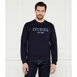 GUESS: Синий свитер 