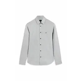 Armani Exchange: Серая рубашка 