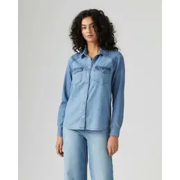 Levi's: Синяя рубашка 
