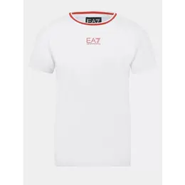 EA7 EMPORIO ARMANI: Белая футболка 