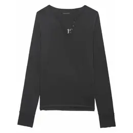 ZADIG & VOLTAIRE: Серая футболка 