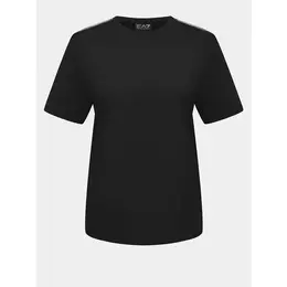 EA7 EMPORIO ARMANI: Чёрная футболка 