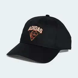 adidas: Чёрная кепка  Hoops