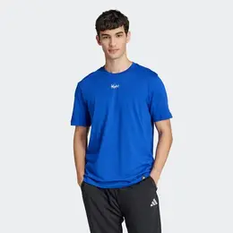 adidas: Синяя футболка 