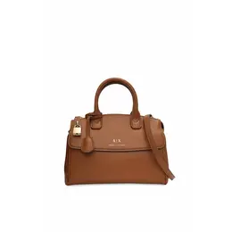 Armani Exchange: Коричневая сумка 
