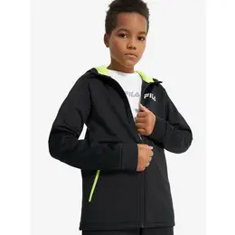 Fila: Чёрная толстовка 