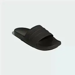 adidas: Чёрные шлёпанцы  Cloudfoam