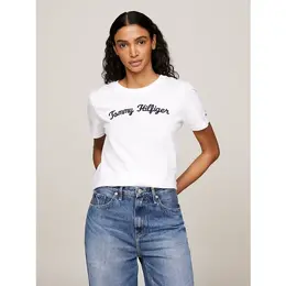TOMMY HILFIGER: Футболка с вышивкой 
