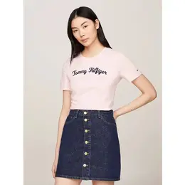 TOMMY HILFIGER: Футболка с вышивкой 