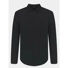Armani Exchange: Тёмная рубашка 