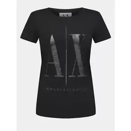 Armani Exchange: Чёрная футболка 