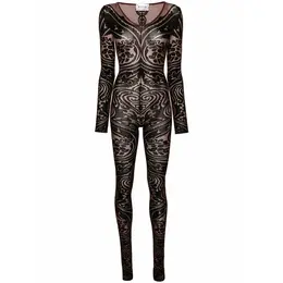 Wolford: Коричневый комбинезон 