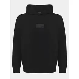 EA7 EMPORIO ARMANI: Чёрная толстовка 