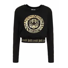 Just Cavalli: Чёрная футболка 