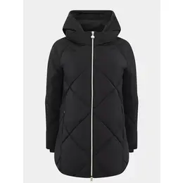 EA7 EMPORIO ARMANI: Чёрное пальто 