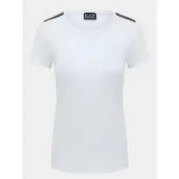 EA7 EMPORIO ARMANI: Белая футболка 