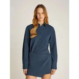 CALVIN KLEIN: Серое платье 
