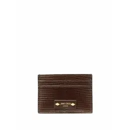 JIMMY CHOO: Коричневый картхолдер 