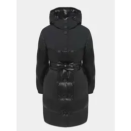 Armani Exchange: Чёрное пальто 