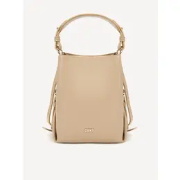 DKNY: Бежевая сумка 