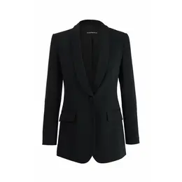 EMPORIO ARMANI: Чёрный жакет 