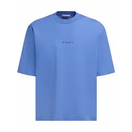 Marni: Синяя футболка 
