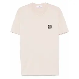 Stone Island: Розовая футболка 