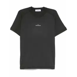 Stone Island: Серая футболка  Compass