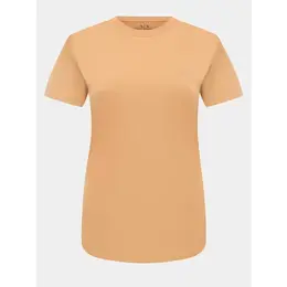 Armani Exchange: Бежевая футболка 