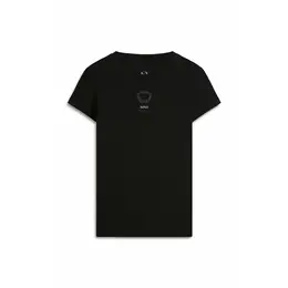 Armani Exchange: Чёрная футболка 
