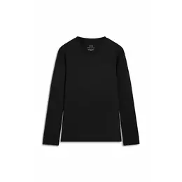 Armani Exchange: Чёрный свитшот 